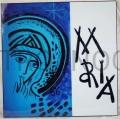 Icona, Maria del silenzio, blu, contemplativa nel cuore, nascosta, amorevole, Madonna celeste, Kiko, Neo, icona su tavola, laccata, alta qualità, protetta dal sole, Ave Maria, nota, intercessore.JPG