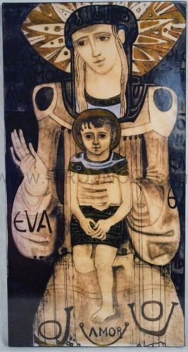 Ikona Maryja jako Nowa Ewa Madonna Kiko Arguello Droga Neokatechumenalna.JPG