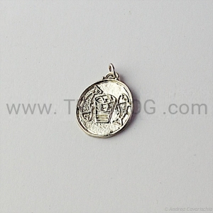 Medalik ze srebra, "Chleb i Ryby" mały 2,1 cm