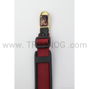 Pasek do gitary (krawat) - kolor bordowy