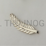 Broszka, ze srebra, do marynarki - wzór Palma zwycięstwa, spinka