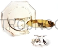 juego de patena y cáliz, para la Eucaristía neocatecumenal, de Italia, Greggio, misa neocatecumenal, patena octogonal, cáliz de 12 lados, interior dorado, exterior plateado, celebración de la Eucaristía.jpg