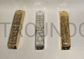 162 Mezuzah hebraiska mosiezna polerowana ze zwojem pergaminu słowa Tora Shema na odrzwia.jpg