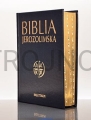 Biblia Jerozolimska twarda skórzana okładka pozłacane brzegi, kartki