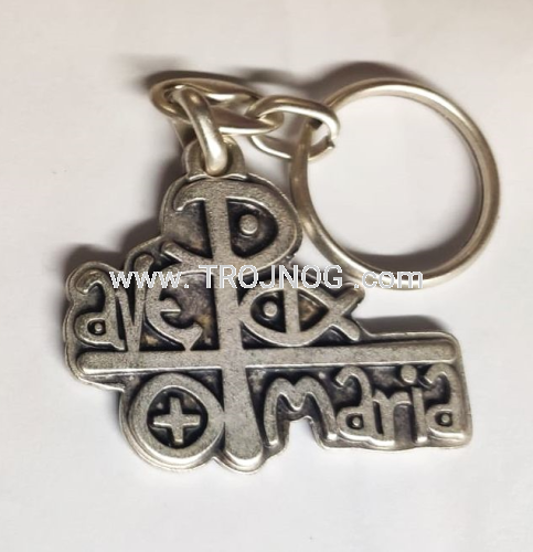 Ave Maria breloczek do kluczy z tyłu symbole ewangeliczne.png