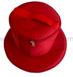 Opakowanie ochronne na kielich i patenę - miękko wyściełane, etui, futerał z zamkiem, zestaw 