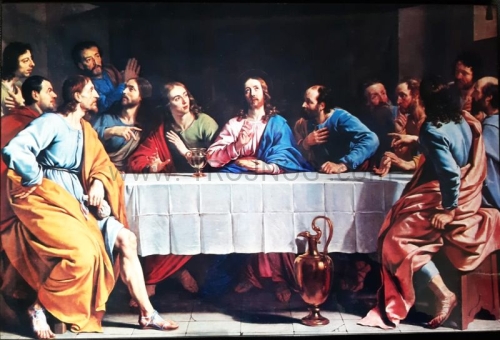 ostatnia wieczerza obraz ikona na desce, wysoka rozdzielczosc dobra jakosc lakierowana zabezpieczona uv.jpg