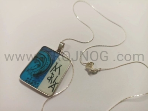 Łańcuszek srebrny na szyję elegancki, damski, delikatny do medalika / krzyżyka