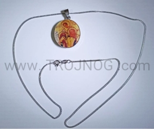 Łańcuszek na szyję, ze srebra, drobny, do medalika / krzyżyka delikatny, na prezent, podarunek