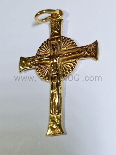 krzyż chwalebny krzyżyk na szyję pozłacany 3cm (1).jpeg