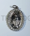 Medalik MADONNA CUDOWNEGO MEDALIKA 2cm, ze srebra 925