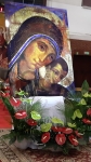 Ikona Madonna Drogi 100x70 na procesję, do dużej sali, kościoła, wspólnoty 
