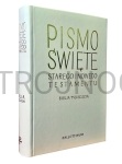 Pismo Święte A4 z dużymi literami i złoconymi brzegami - Papieska Biblia Tysiąclecia 5 wydanie