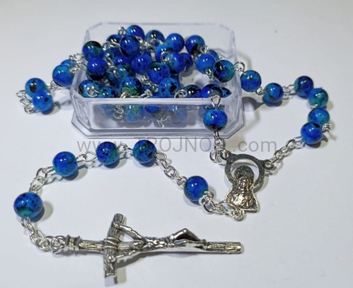 rozaniec m1-7 szklane kamienie kolor niebieski.jpeg