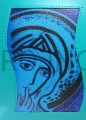 Housse de protection, pour la Bible de Jérusalem, avec cadenas, couleur turquoise, avec une icône cousue, bel étui, couverture esthétique, étui élégant, housse de protection, Bible disponible, pour un usage quotidien, diverses icônes disponibles.jpeg