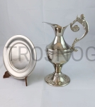 Lavabo 2-części. Dzban do obmycia rąk oraz puryfikacji, taca/ misa. Zestaw lawabo