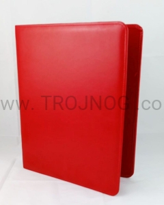 Okładka na ryty czerwona rozmiar A4, eco skóra,  na homilie, ryty, ogłoszenia, nabożeństwa