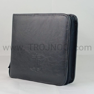 Pokrowiec na śpiewnik pielgrzymkowy z zamkiem, opakowanie, etui, turystyczny, czarny