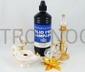 Olio d'oliva senza fumo, senza fumo, inodore, incolore, stanzetta, stanze, cappella storica, sala, eucaristia in piccolo raduno, per ampolla, vetro, dentro la stanza, con imbuto, olio per la liturgia.jpg
