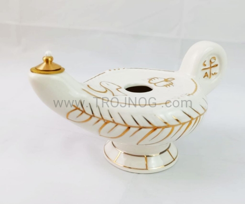 lampka oliwna ceramiczna recznie wykanczana pozłacana.jpg