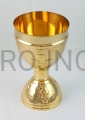 kielich pozłacany z wytłoczonymi symbolami duży 24 cm prezydencjalny, dla glownego celebransa duzego zgromadzenia.jpg