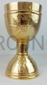 kielich pozłacany z wytłoczonymi symbolami duży prezydencjalny, dla glownego celebransa duzego zgromadzenia.jpg