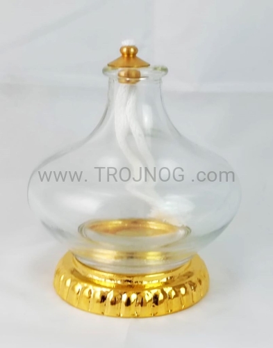 swieca ampulka szklana lampka na jutrznie, oltarz, stol, laudesy, modlitwe.jpg