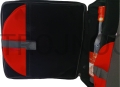 Packaging, ostiary, leather, transport bag, for presidential set and wine plus accessories, variable compartments, with handle, with strap, black, for utensils, wine.jpeg