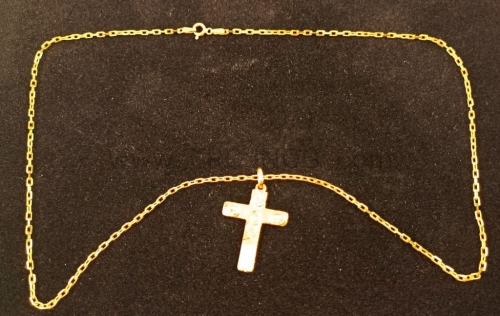 solidny, lancuszek, pozłacany, do medalika, srebro, pozłocone, dla chlopaka, meski.jpg