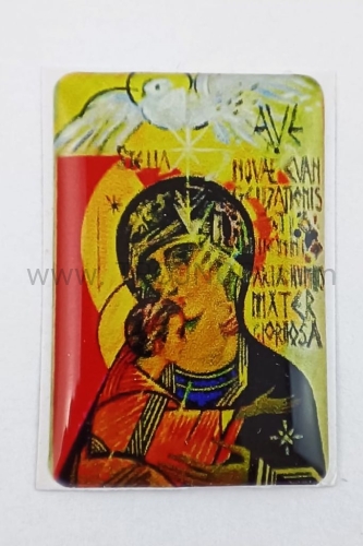 naklejka żywiczna, ikona, Madonna 3 millenium, Madonna Nowej Ewangelizacji, m3m, MIIIM.jpg