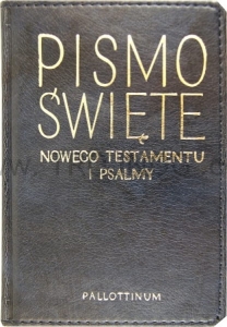 Pismo Święte kieszonkowe - NT i psalmy, skórzana okładka