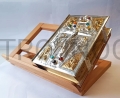 pulpit pod ewangeliarz, ambonka pod mszał, na ołtarz, podstawka z drewna, eucharystie.jpg