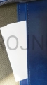 okladka na biblia jerozolimska mala niebieska z tloczonym logo ryby, krzyz, schowek na notatki.jpg