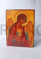 archaniol Gabriel, ikonka na desce, z drewna, maly format, rzemioslo, monaster.jpg
