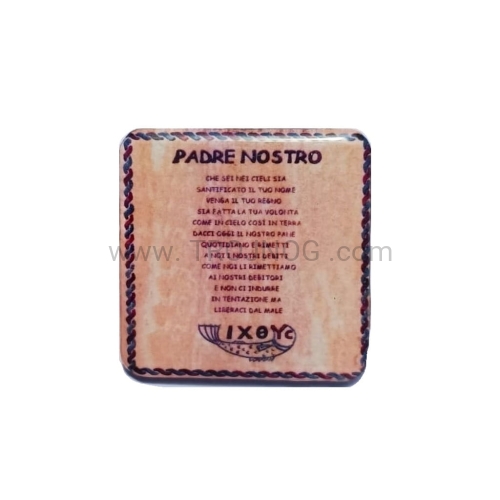 magnes ojcze nasz, padre nostro, modlitwa, ozdoba, podarunek, naklejka, symbol.jpg