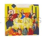 Ikonka Ostatnia Wieczerza 10x11 cm, na desce