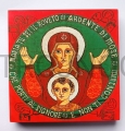 ikonka drewniana, mała, ikona, 9,5cm, Maryja Orantka, Matka Boża, Kiko.jpg