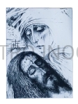 Ikonka Pieta b/n 12x9cm