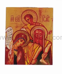 Ikonka Święta Rodzina z Rio 10x8 cm mała na prezent