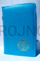 okładka turkusowa, futerał, etui, Biblia Jerozolimska, mała, nowa, opakowanie ochronne, z zamkiem, z logo, złotym drogi, grawer, tłoczenie.jpg