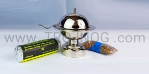 Kadzielnica na stół, 11 cm, na wegielki, podgrzewacz, kadzielniczka mosiężna, modlitwa, laudesy, skupienia