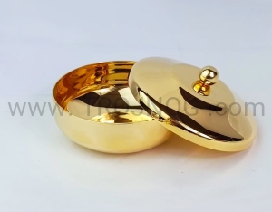 Łódeczka 7x5 cm, pozłacana