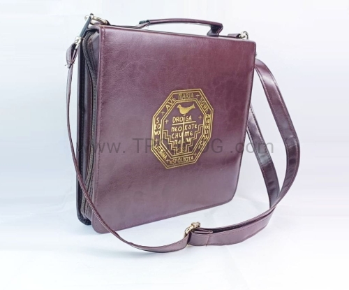 pokrowiec na śpiewnik, futerał na pieśni, etui na kartki, opakowanie ochronne, nuty, kantor, dla kantora, brąz, brązowy, maroone, brown, marrón, portacanti, custodia per canti, songbook, cancionero.jpg