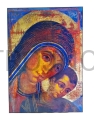 Madonna Drogi Neokatechumenalnej, ikona Kiko Arguello, lakierowana, wysoki połysk, rozne rozmiary.jpg