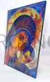 Madonna of Kiko, Mother of the Neocatechumenal Way, Virgin Mary, classic, Kiko Arguello icon, lacquered, high gloss, Virgen de Kiko, Madre del Camino, Virgen María, clásica, icono de Kiko Arguello, alto brillo, lacada.jpg