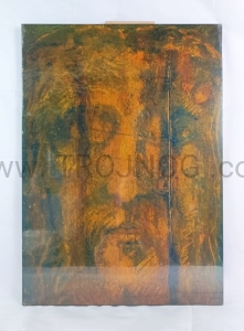 Ikona Sługa Jahwe 40x30, oblicze Chrystusa, całun