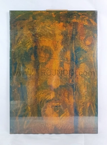 ikona na desce, Sługa Jahve, całun turyński, oblicze Jezusa, Chrystusa, volto di Gesu, Kiko, neo.jpg