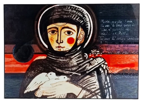 ikona na desce, Madonna del Spazio, Kiko, neo, droga, Maryja.jpg