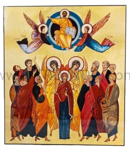 Ikona Wniebowstąpienie 40x30 Korona Misteryjna-14