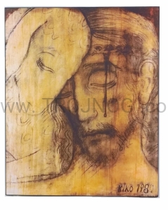 Ikona Dobry Pasterz 2 40x30, 1980 Kiko